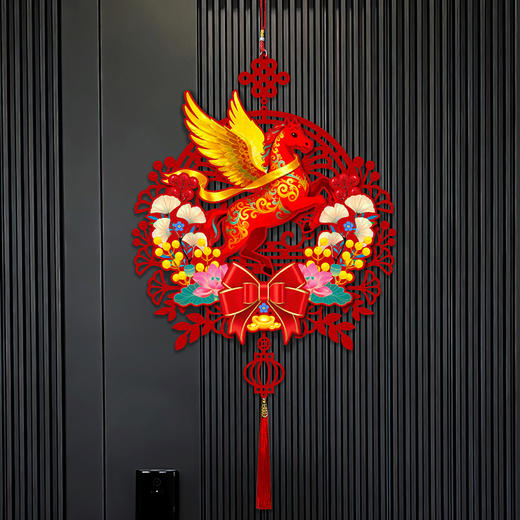 新年爆款对联2026马年春节家用过年大门布置新年门贴装饰磁吸春 商品图3