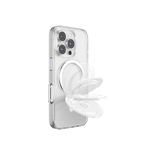 【站立MagSafe®手机支架】雪山白·MagSafe站立啪嗒 MAGSAFE磁吸手机气囊支架 Kick-Out 站立啪嗒 白色 商品图4