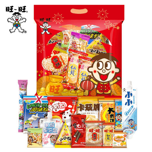 【分仓直发包邮】旺旺开心大礼包1010g 商品图0