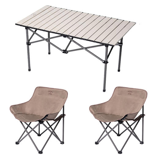 飞图乐（FTLY） 茶松棕-月亮椅方桌/长桌三件套 LP 商品图8