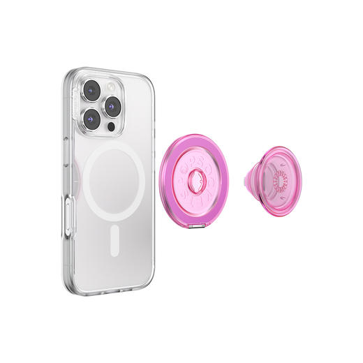 【站立MagSafe®手机支架】芭比粉·MagSafe站立啪嗒 MAGSAFE磁吸手机气囊支架 Kick-Out 站立啪嗒 粉色 商品图5