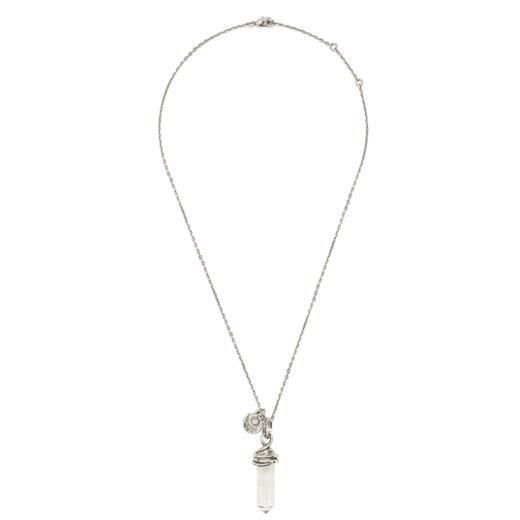 北京仓｜Goossens Paris-Talisman-天然水晶柱 吊坠 银色 护身符 项链［法国设计师］ 商品图0