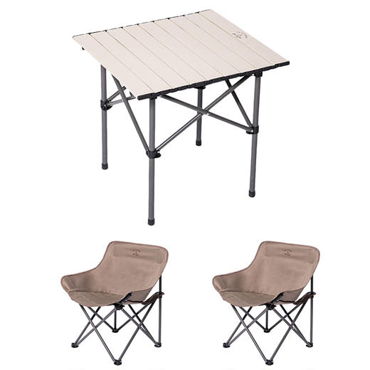 飞图乐（FTLY） 茶松棕-月亮椅方桌/长桌三件套 LP 商品图6