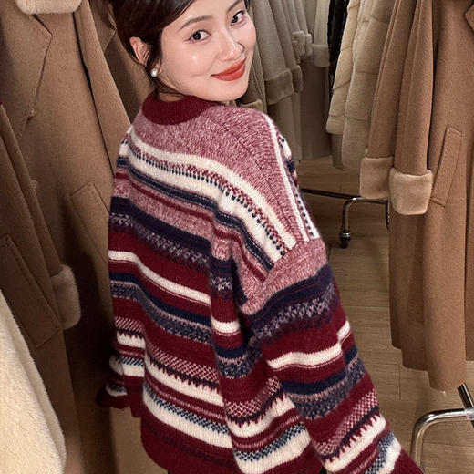 【特价不退换】【预售7天】良木礼丝羊绒上衣（D25102824F） 商品图3