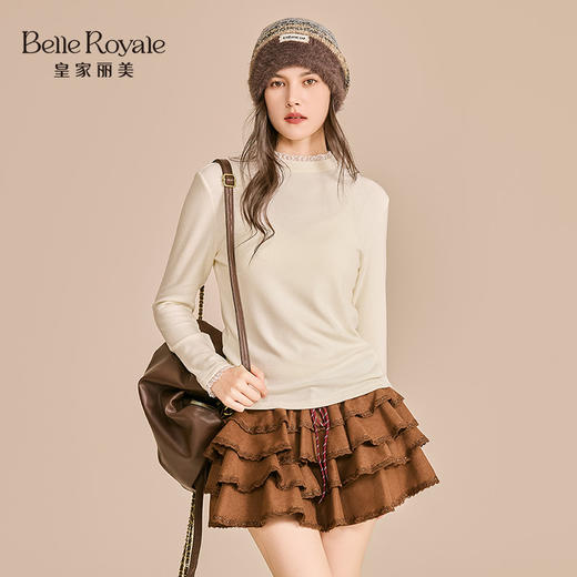 皇家丽美打底衫女士高级简约质感上衣可外穿打底SZ2800 商品图0