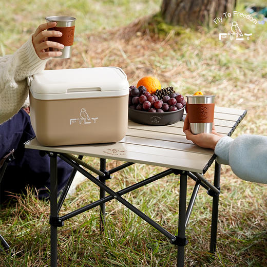 飞图乐（FTLY） 茶松棕-折叠桌椅方桌三件套 LP 商品图0