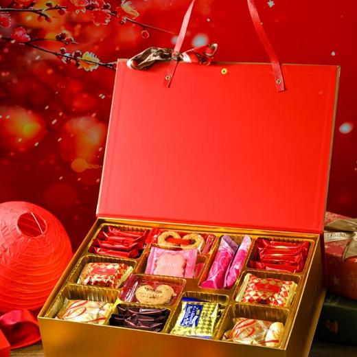 宏亚明之选花悦臻礼饼干礼盒708g 商品图4