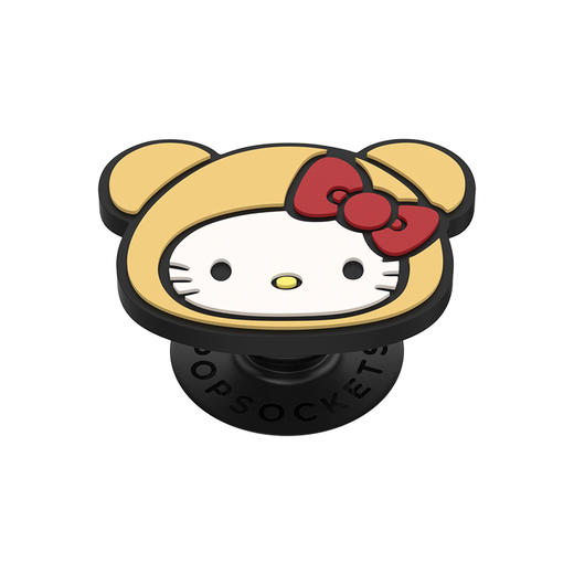 【暖绒絮语】雪国信使 泡泡骚 x Hello Kitty合作系列 POPGRIP泡泡骚手机粘贴式气囊支架 Popout异形系列 棕色 凯蒂猫 商品图0