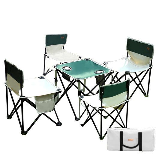 飞图乐（FTLY）青春绿折叠桌椅六件套ZDZY0602 LP 商品图6