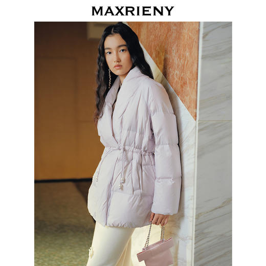 MAXRIENY【商场同款】MAXRIENY微收腰形羽绒服24冬新款保暖外套女(货号:MC85DC511) 商品图4
