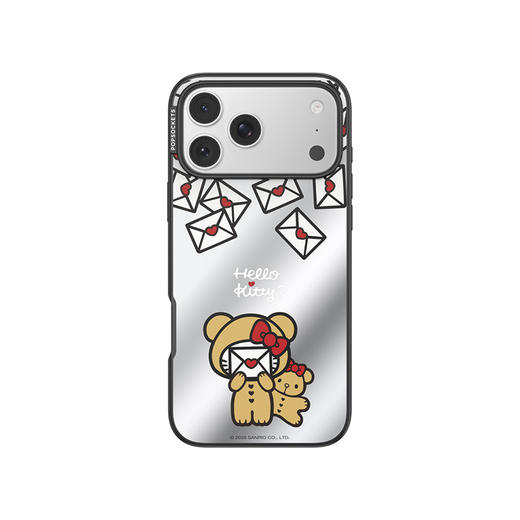 【暖绒絮语】信语漫空 泡泡骚 x Hello Kitty合作系列 POPCASE手机壳 MagSafe Popcase磁吸款 透明 镜面壳 凯蒂猫 拼贴 iPhone17/16/15/14/13 商品图5