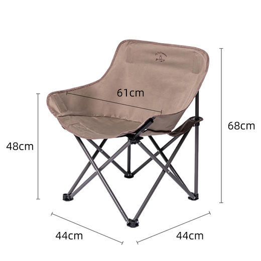 飞图乐（FTLY） 茶松棕-月亮椅方桌/长桌三件套 LP 商品图14