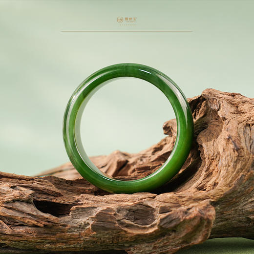 【惊春】俄罗斯碧玉手镯【58.6】 商品图1