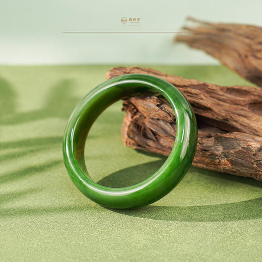 【惊春】俄罗斯碧玉手镯【58.6】 商品图0