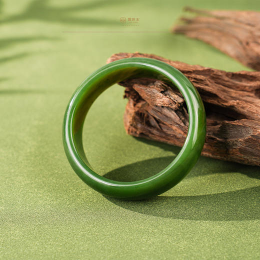 【青棠】俄罗斯碧玉手镯【59.0】 商品图2