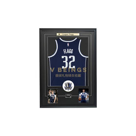 收藏系列 弗拉格 独行侠队32号蓝色 亲笔签名球衣（仅支持小程序下单 约45天到货）