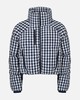 Cordova - Cortina Jacket - Indigo Gingham - 女装 - 滑雪夹克 - 靛蓝格子 商品缩略图0