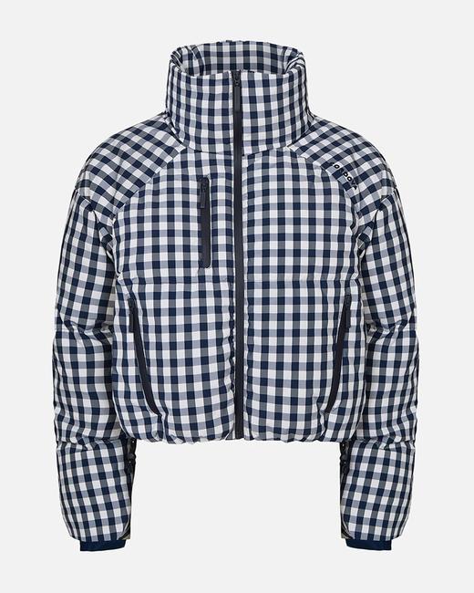 Cordova - Cortina Jacket - Indigo Gingham - 女装 - 滑雪夹克 - 靛蓝格子 商品图0