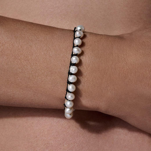 订购10周到｜CHRISTIANA KAFA-frame-黑色 手链［希腊设计师］ 商品图0