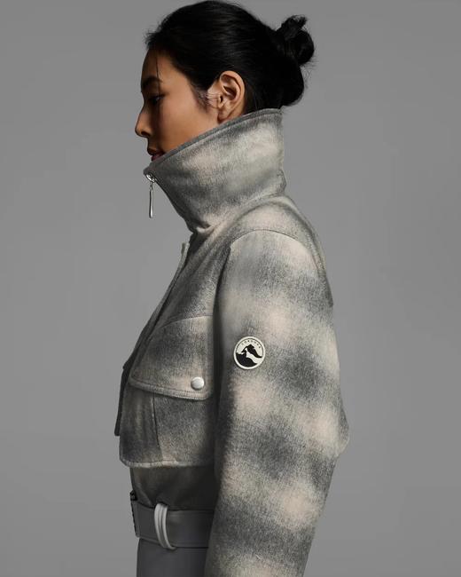 Cordova - Telluride Ski Suit - Plaid Smoke/Stone - 女装 - 连体滑雪服 - 烟灰色/石头灰 商品图3