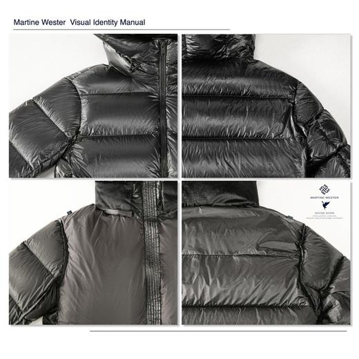 MartineWester女款帝人超薄面料连帽长款鹅绒服11383829 商品图3