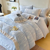 雅鹿 雕花牛奶绒流光蝶影蓝四件套200*230cm 商品缩略图3