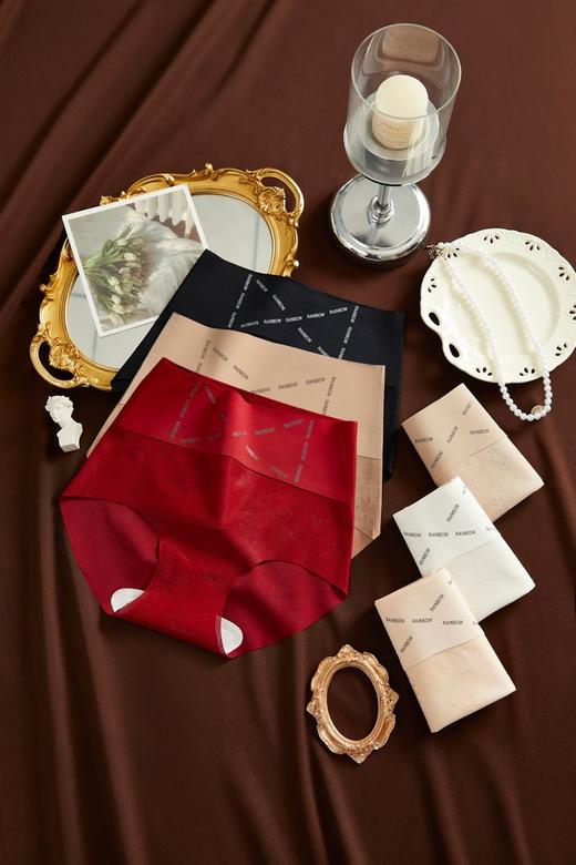 破价！2条69！鸿运山茶花精油护肤益生菌抑菌塑身内裤H254272258 商品图1