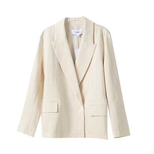 VIMAGE纬漫纪松弛感气质直筒宽松显瘦西装外套2026春季新款V2503204 商品图6