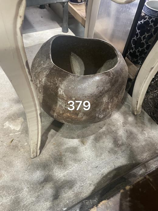 景德镇手工花盆灰粽色 商品图0