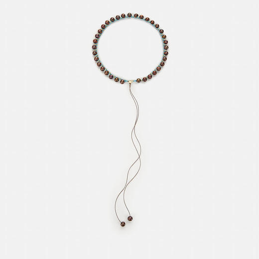 订购10周到｜CHRISTIANA KAFA-root- 蓝线 星星 棕色淡水珍珠 项链［希腊设计师］ 商品图2