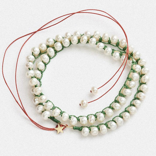 订购10周到｜CHRISTIANA KAFA-growth-棕色淡水珍珠 项链［希腊设计师］ 商品图4