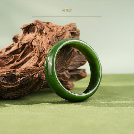 【青棠】俄罗斯碧玉手镯【59.0】 商品图5