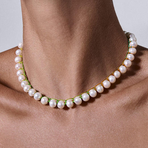 订购10周到｜CHRISTIANA KAFA-essence-白色淡水珍珠 项链［希腊设计师］ 商品图0