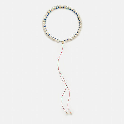 订购10周到｜CHRISTIANA KAFA-ocean-海洋蓝色 白色淡水珍珠 项链［希腊设计师］ 商品图2