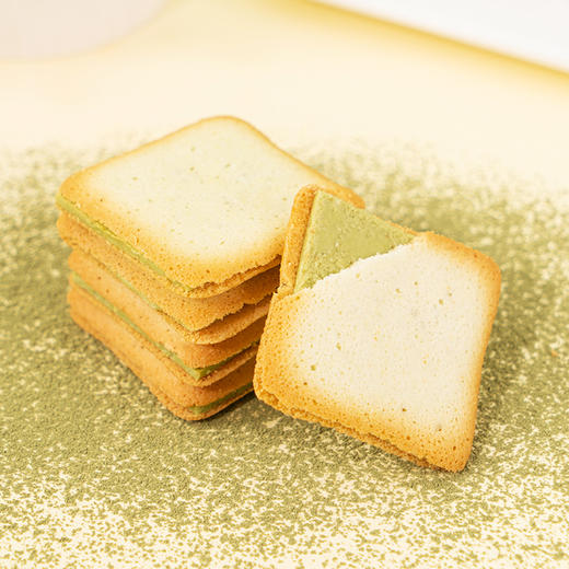 解忧杂货铺 日光抹茶口味猫舌饼干 95g 商品图4