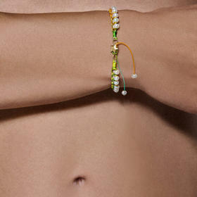 订购10周到｜CHRISTIANA KAFA-growth-绿色 星星 手链［希腊设计师］