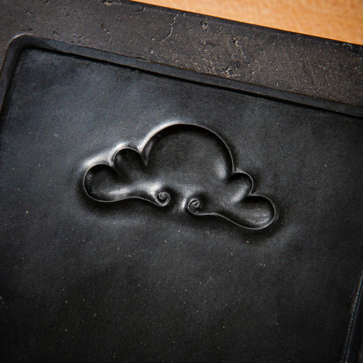 北齐“富贵”古砖制砚（砚堂镶嵌歙石） 商品图8