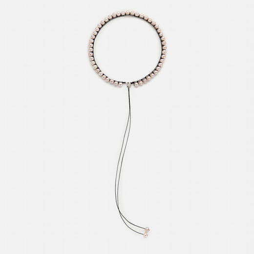 订购10周到｜CHRISTIANA KAFA-ocean-深蓝线 星星 白色淡水珍珠 项链［希腊设计师］ 商品图2