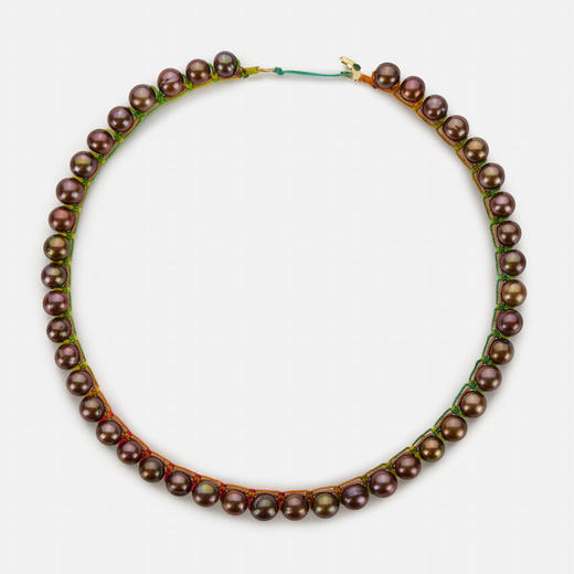 订购10周到｜CHRISTIANA KAFA-truth-绿色 棕色淡水珍珠 项链［希腊设计师］ 商品图1