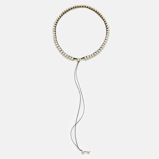 订购10周到｜CHRISTIANA KAFA-frame-黑色 白色淡水珍珠 项链［希腊设计师］ 商品图3