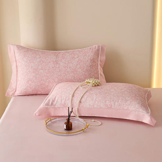 【多样屋专柜】多样屋花语/粉-天丝棉磨毛四件套全棉保暖/200*230cm 商品图4