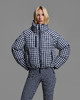 Cordova - Cortina Jacket - Indigo Gingham - 女装 - 滑雪夹克 - 靛蓝格子 商品缩略图1
