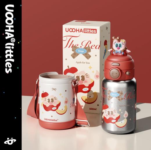 悠哈双饮纯钛保温杯500ml蓝色 商品图1