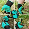一对 高品质多功能园林园艺专用手套带爪 工作种植挖土种花防扎防刺 商品缩略图4