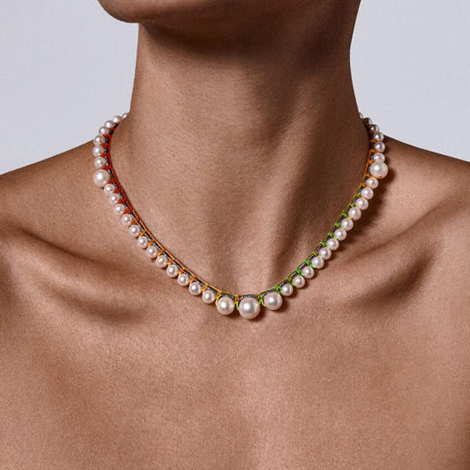 订购14周到｜CHRISTIANA KAFA-dream-白色淡水珍珠 项链［希腊设计师］ 商品图0