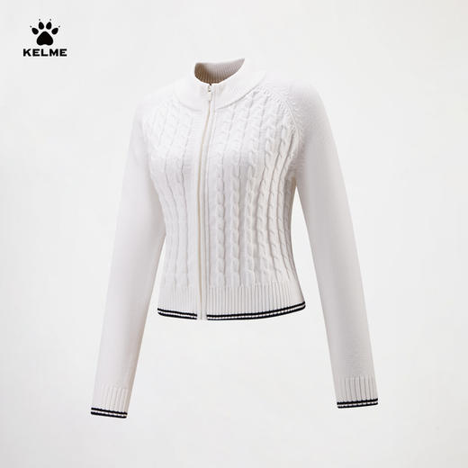 卡尔美马德里网事女士开襟针织衫6616WT2013 商品图1