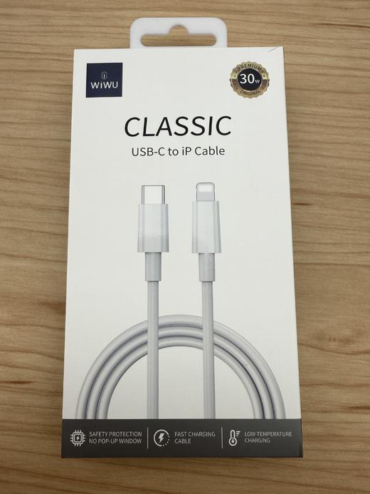 WiWU优品数据线C to L接口兼容iPhone13系列及以下机型 商品图0