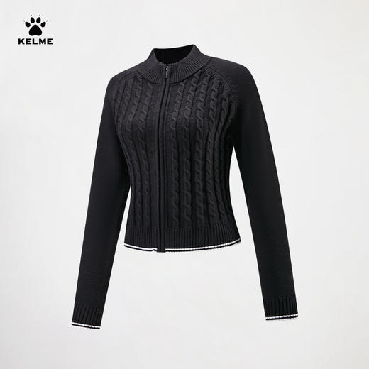 卡尔美马德里网事女士开襟针织衫6616WT2013 商品图0