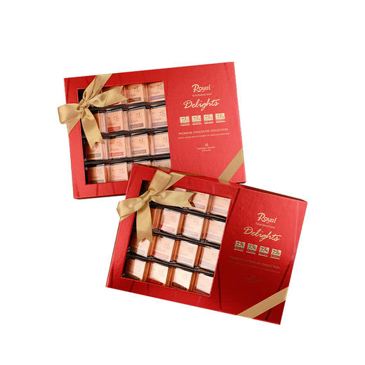 【年货价】Royal牌 精装礼盒 混味巧克力 红色礼盒 240g 商品图2