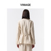 VIMAGE纬漫纪松弛感气质直筒宽松显瘦西装外套2026春季新款V2503204 商品缩略图5